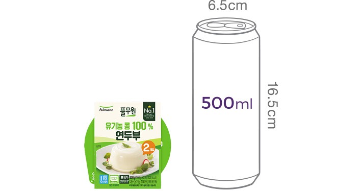 [풀무원] 유기농 콩 100% 연두부