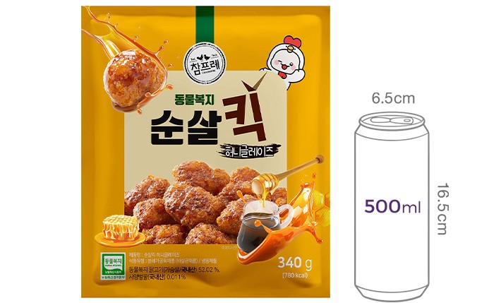 [참프레] 순살킥 허니글레이즈 340g