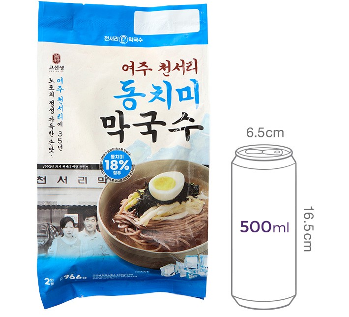 [천서리막국수] 동치미 막국수 966g (2인분)
