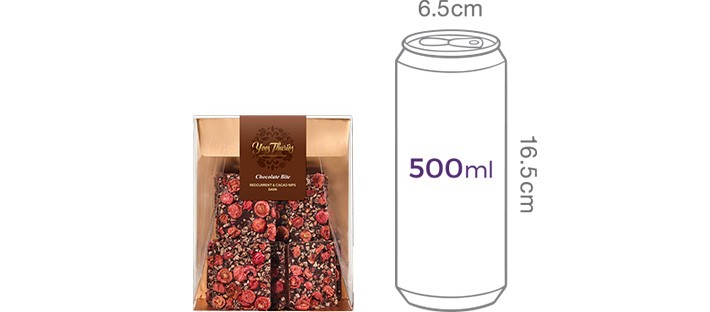 [이브뚜리에] 바크 초콜릿 레드커런트&카카오닙스 다크 110g
