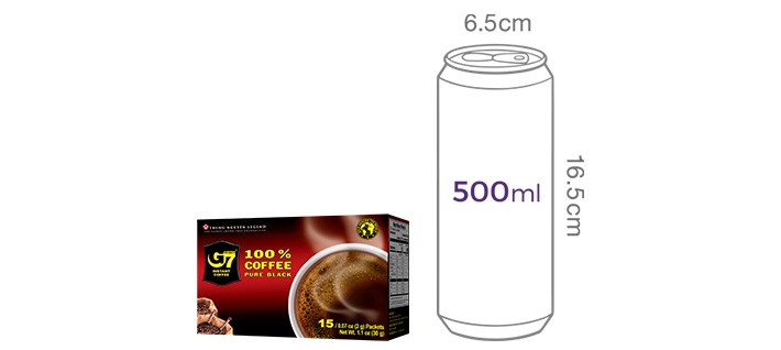 [G7] 퓨어 블랙커피 (2g X 15개입)