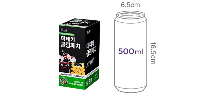 [동국제약] 마데카 쿨링패치 KBO에디션 4매 x 10개입 (KT)