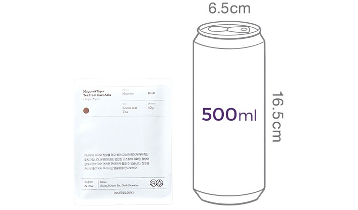 [맥파이앤타이거] 잎차 호지차 40g