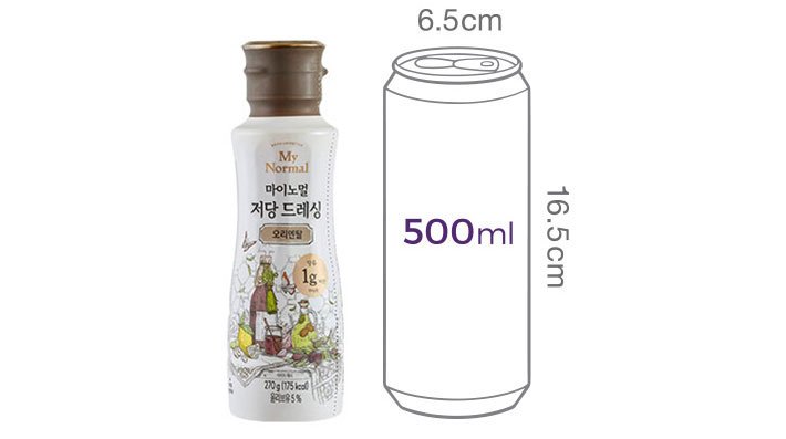 [마이노멀] 저당 오리엔탈 드레싱 270g