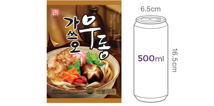 [한성기업]가쓰오우동(1인분) 232.5g