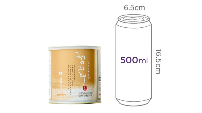 [청산에] 청자채 구운 곱창 돌김(캔) 30g