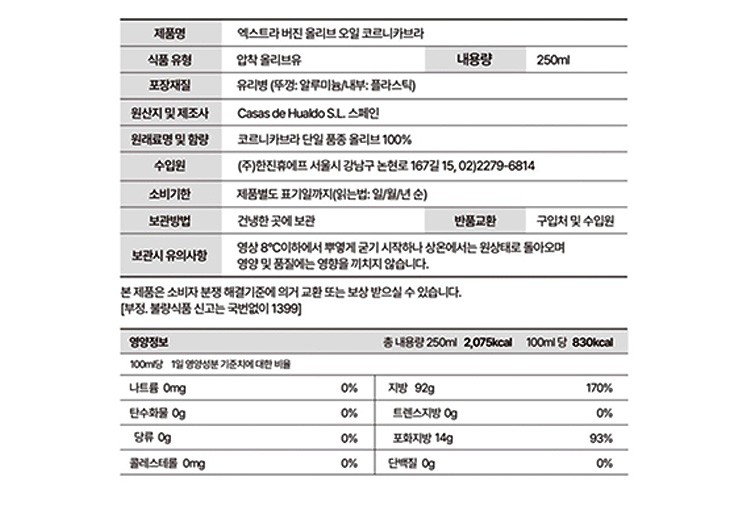 [발더라마] 코르니카브라 250mL