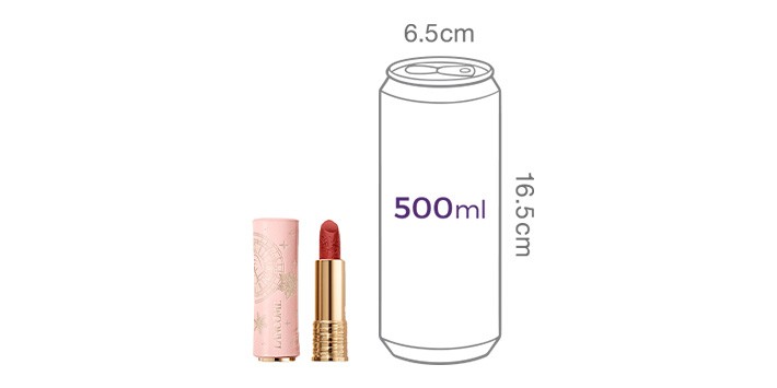 [랑콤] 2025 홀리데이 압솔뤼 루즈 드라마 마뜨 #296 쉬머리 드라마포리아