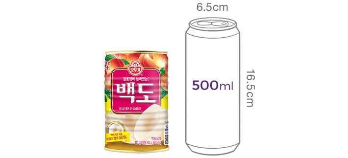 [오뚜기] 백도(반절)400g