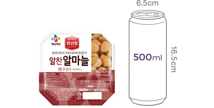 [하선정] 알마늘(간장숙성) 380g