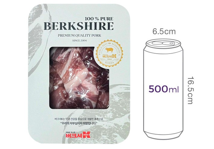 [버크셔세상] 버크셔K 흑돼지 제육 볶음용 400g