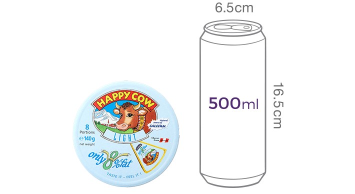 [해피카우] 포션 치즈 라이트 140g