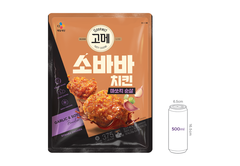 [고메] 소바바치킨 마쏘킥 순살 375g