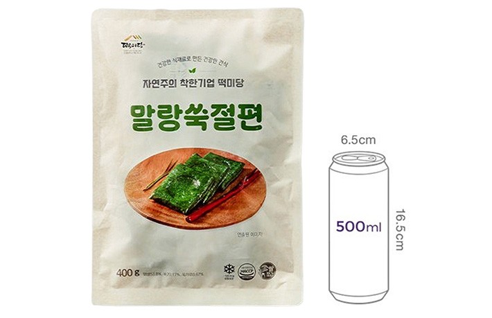 [떡미당] 말랑 쑥 절편 400g