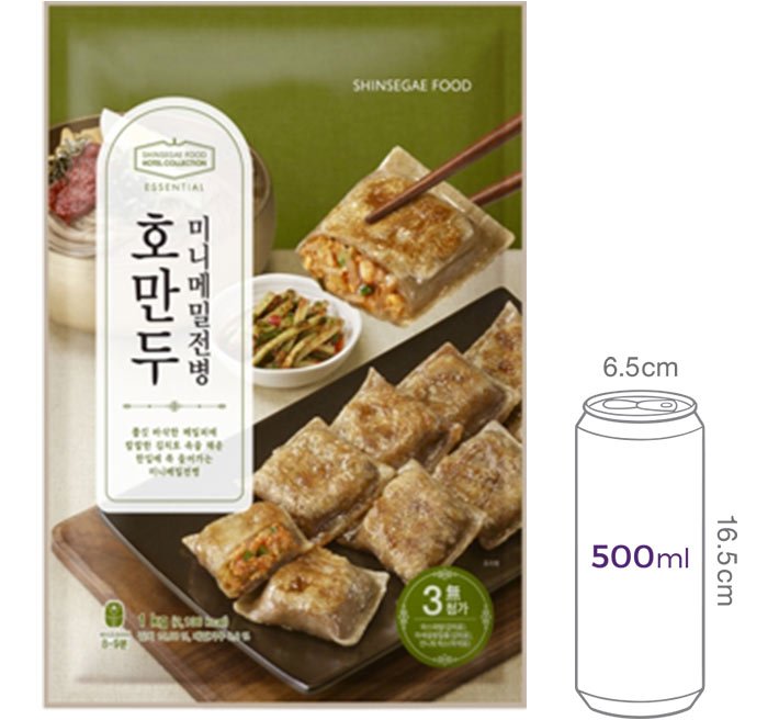 [호텔컬렉션] 에센셜 호만두 미니메밀전병 1kg