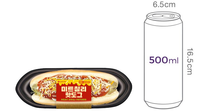 [롯데] 미트칠리소스 핫도그