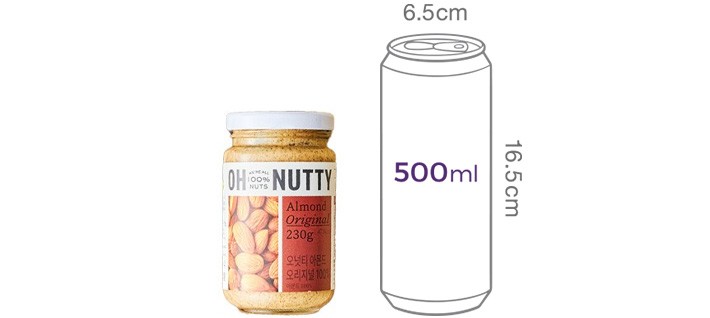 [오넛티] 100% 견과 스프레드 3구 (땅콩+아몬드)