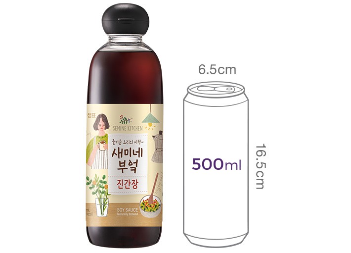 [샘표] 새미네부엌 진간장 830ml
