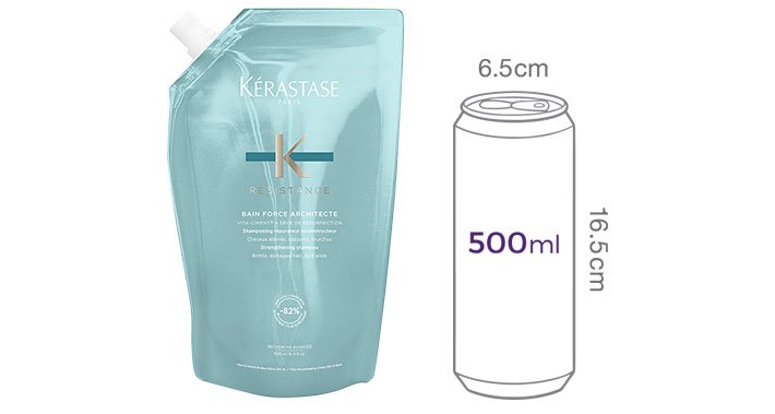 [케라스타즈] 방 포스 아키텍트 샴푸 500ml 본품+리필 세트 (+ 시몽 30ml*3개 추가증정)