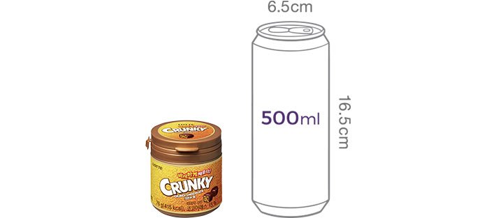 [롯데] 크런키볼 76g