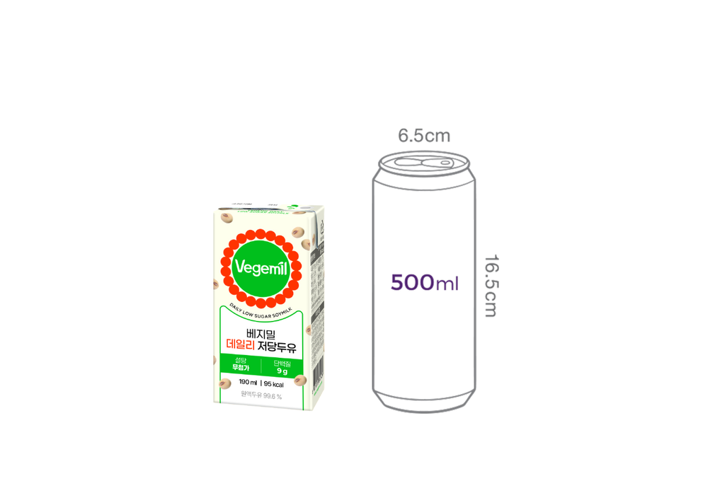 [베지밀] 데일리 저당 두유 (190mL X 16개)