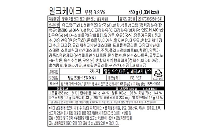 [데르뜨]매일유업 우유 케이크 꾸미기 세트