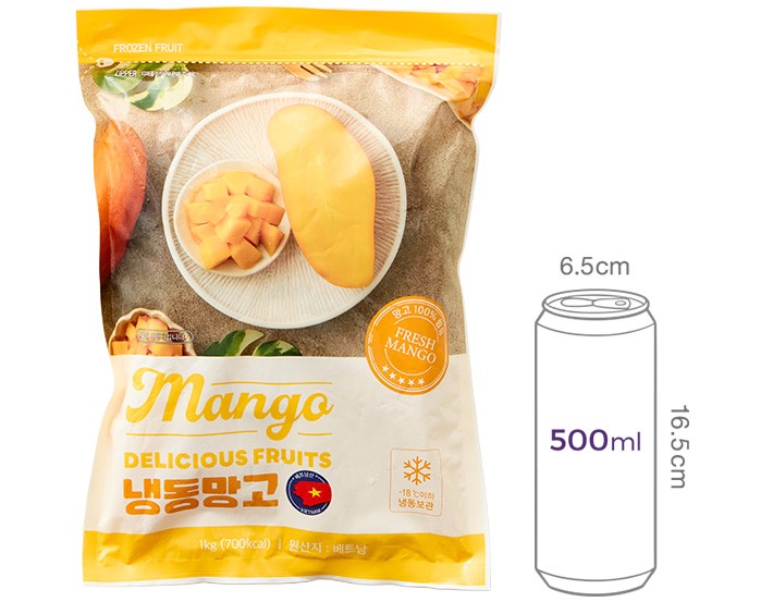 냉동 망고 1kg (베트남산)
