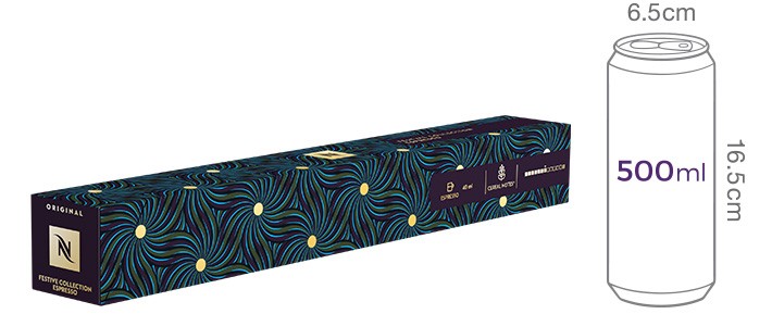 [네스프레소] 페스티브 에스프레소 커피 캡슐 (5.3g X 10개)