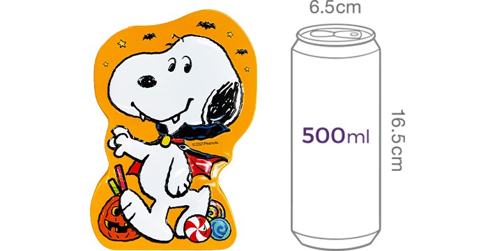 [위니비니] 피너츠 할로윈 스누피 틴 120g
