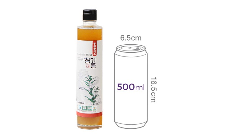 [농부플러스] 저온 압착 참기름 300mL