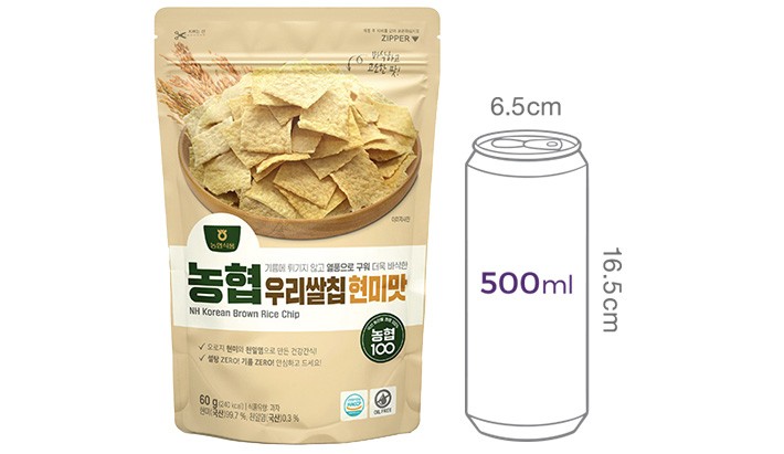 [농협] 우리쌀칩 현미맛 60g