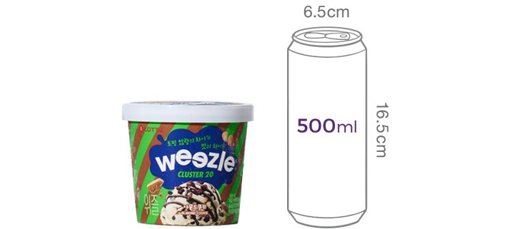 [롯데웰푸드] 위즐 아몬드쿠키 660mL