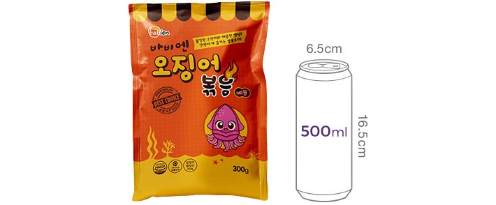 [바비엔] 오징어 볶음 300g
