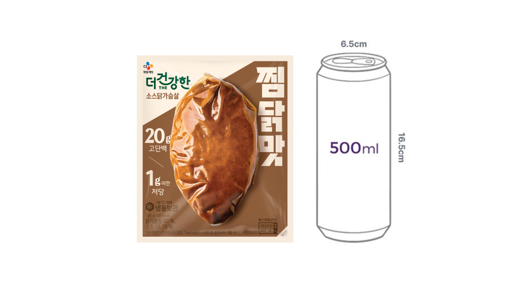 [더건강한] 소스 닭가슴살 찜닭 100g (냉동)