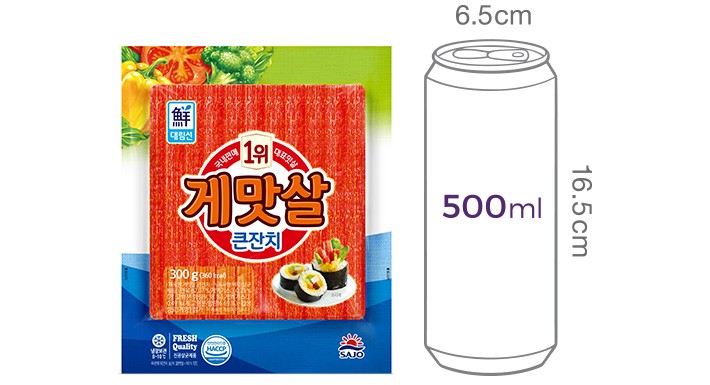 [사조대림] 게맛살 큰잔치 300g