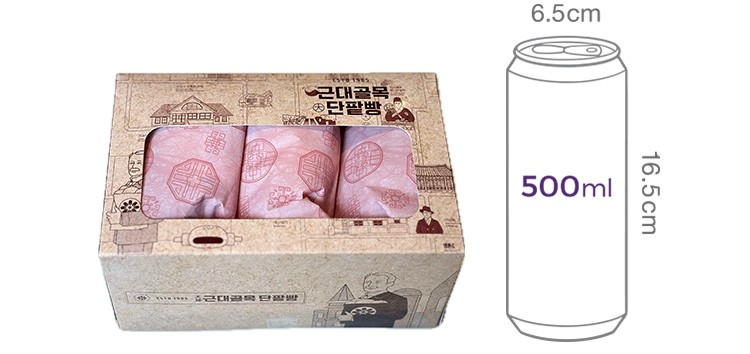 [근대골목단팥빵] 우리맛 단팥빵 (120g X 3개)