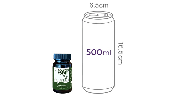 [커피화] 불화 파우더 커피 10g