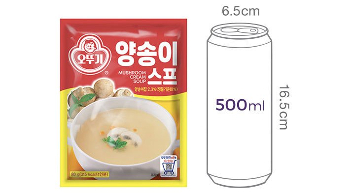 [오뚜기] 양송이스프 80g