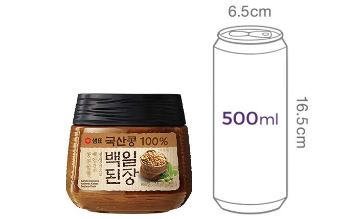 [샘표] 국산콩 백일된장 900g