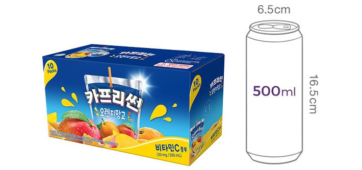 [카프리썬] 오렌지망고 (200mL X 10개)