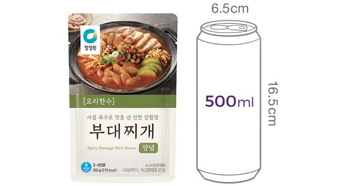 [청정원] 요리한수 부대찌개양념 150g