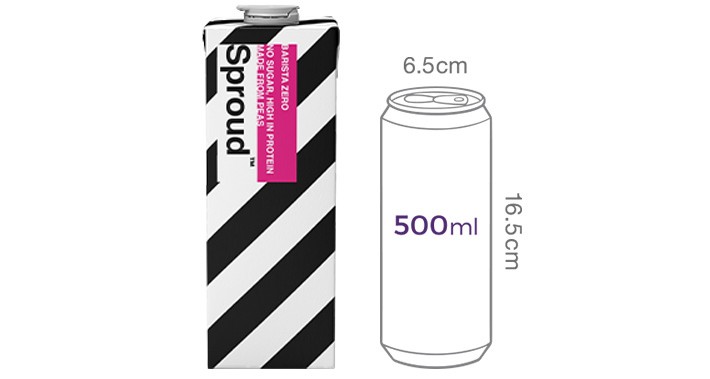 [스프라우드] 비건 완두콩 음료 바리스타 제로