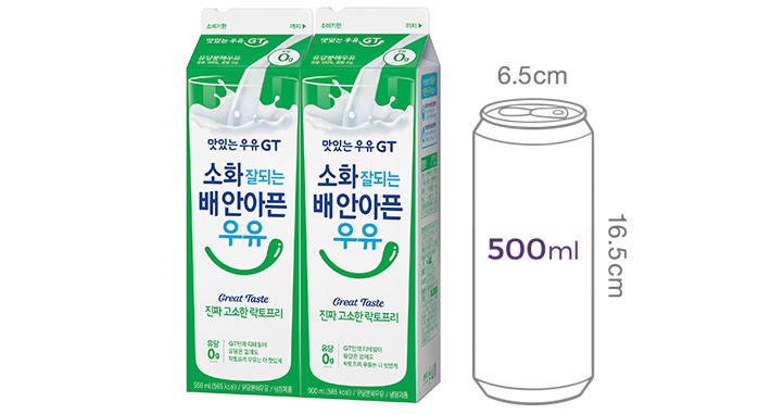 [남양] 맛있는우유 GT 고소한 락토프리 900mL X 2입