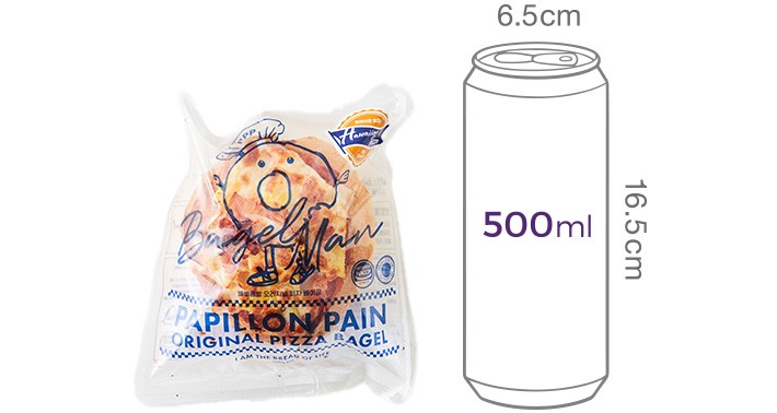 [빠삐용빵] 하와이안 피자 베이글 130g