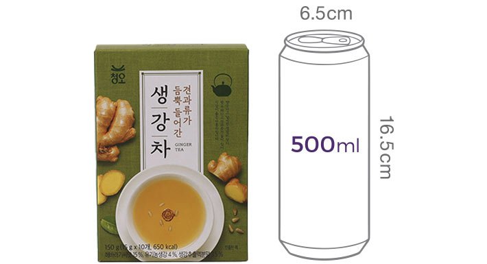 [청오] 견과류가 듬뿍 들어간 생강차 (15g X 10개)