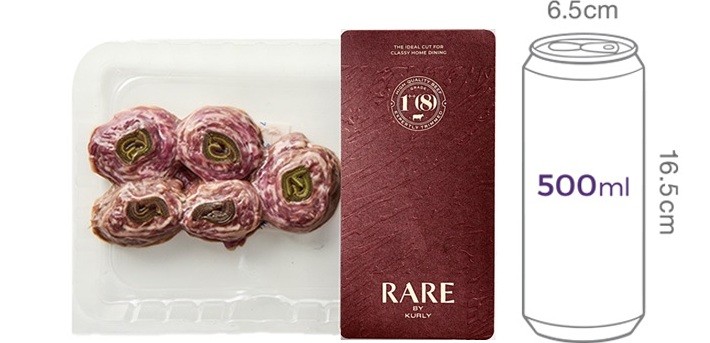 [RARE : 레어] 1++(8) 한우 대파 말이 150g