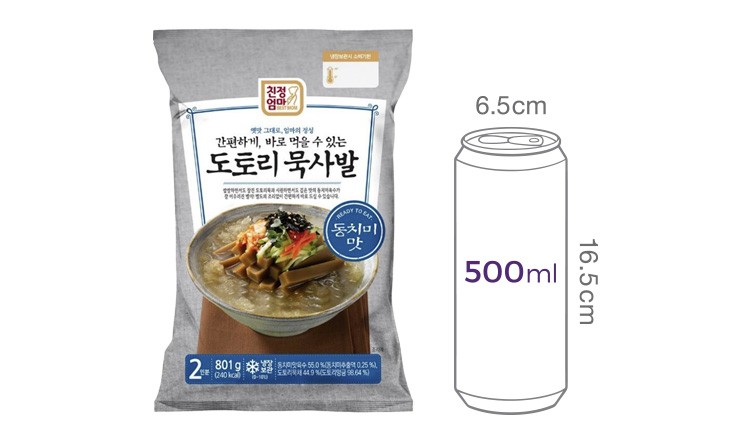 [친정엄마] 도토리묵사발(동치미맛) 801g (2인)
