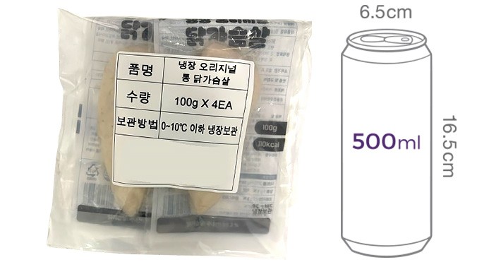 [모두의식단] 냉장 닭가슴살 오리지널 4개입