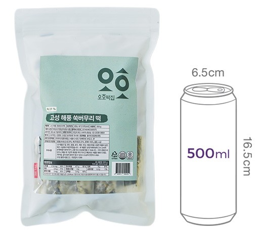 [오호떡집] 고성 해풍 쑥버무리 떡 350g