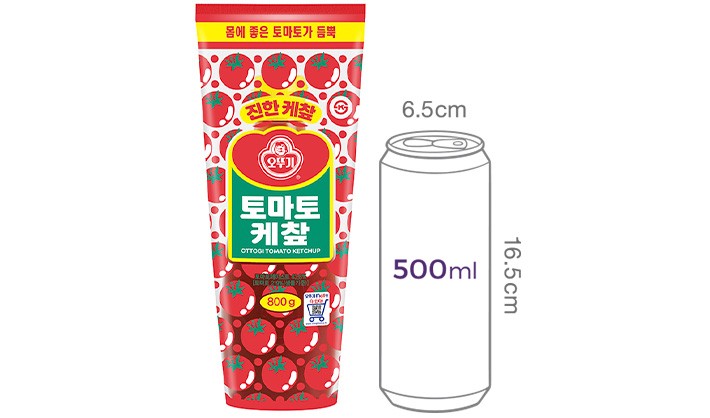[오뚜기] 1/2 하프 케찹 475g